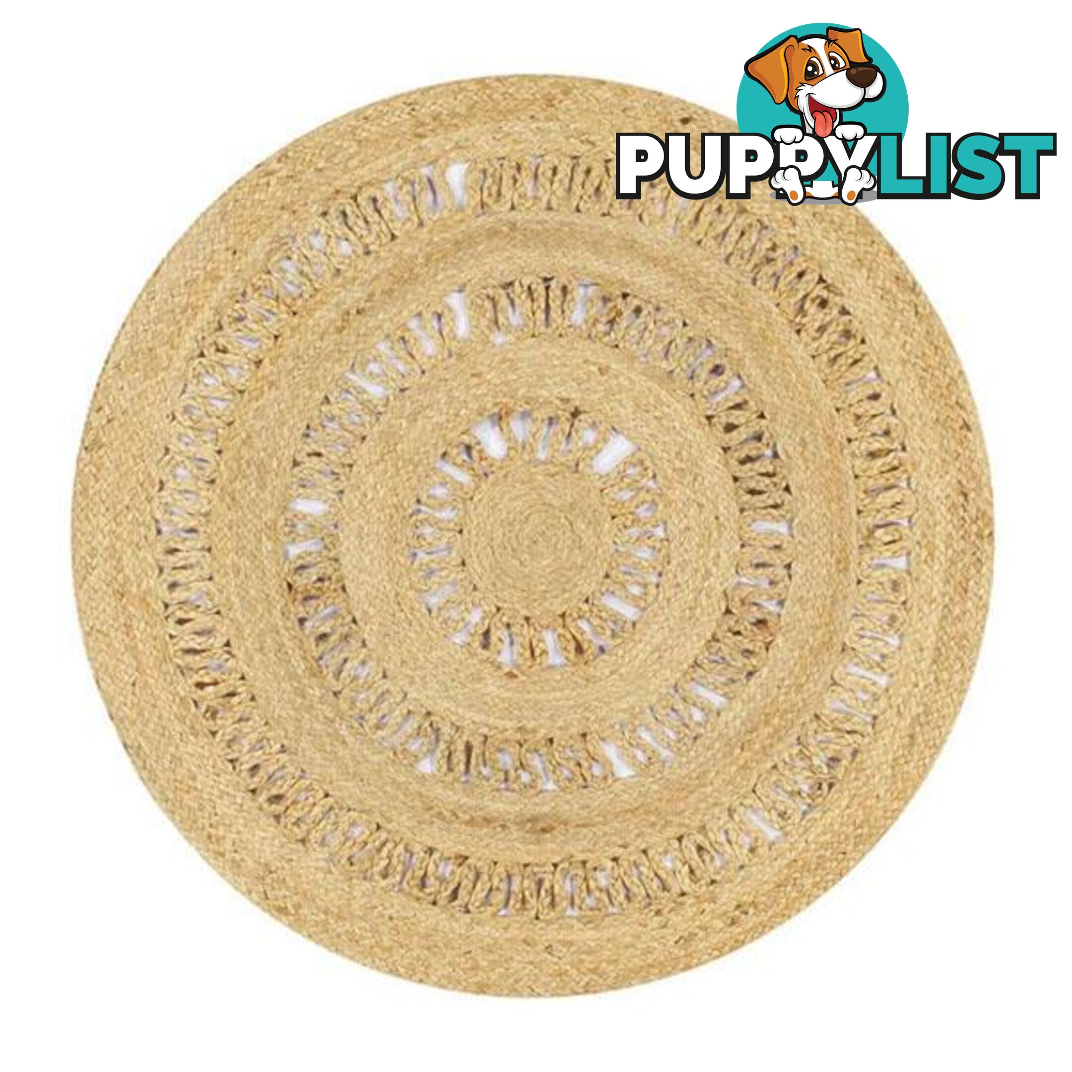 Handmade Rug Braided Jute - Unbranded - 8718475733485