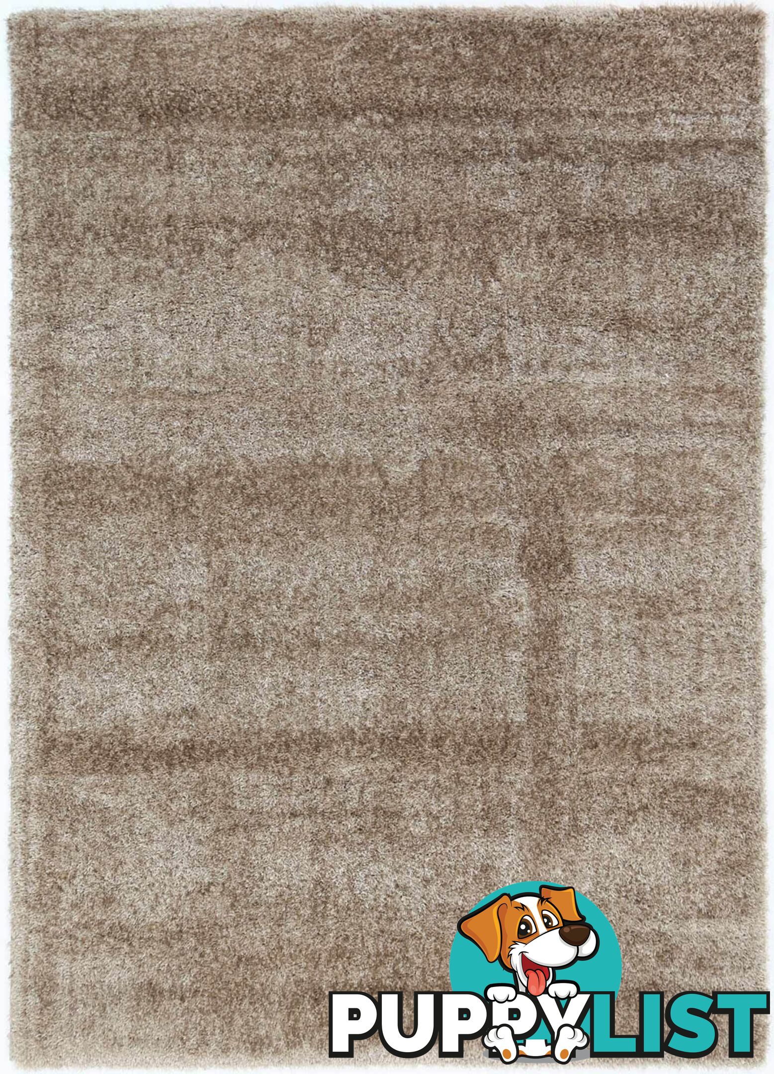 Puffy Soft Shag Beige Rug - Unbranded - 7427046303859