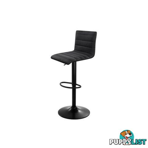 Set of 2 Kitchen Bar Stool Black - Artiss - 4344744397740