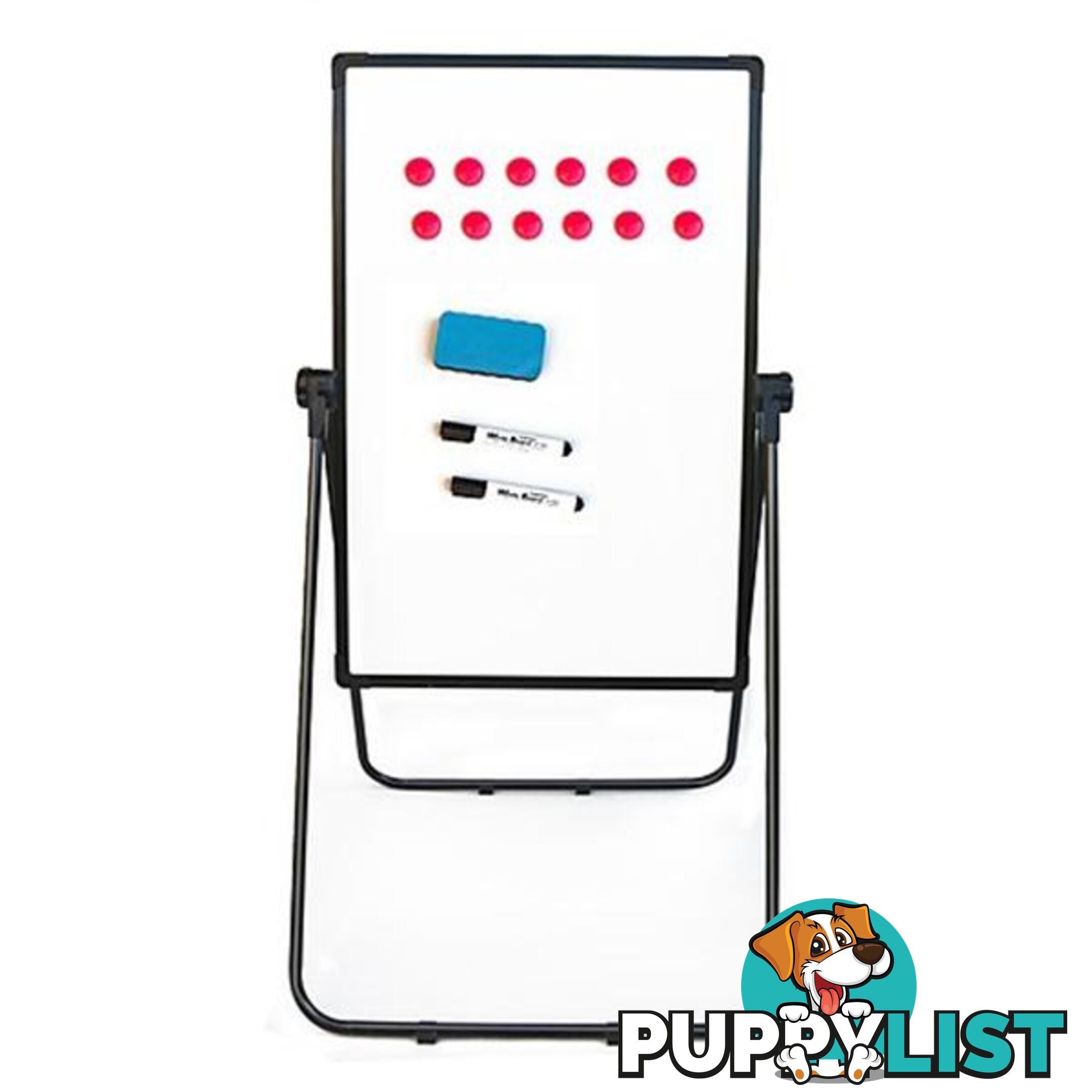 60X90 Cm Magnetic Whiteboard Double Sided Writing Dry Erase Adjustable - Unbranded - 7427046263788