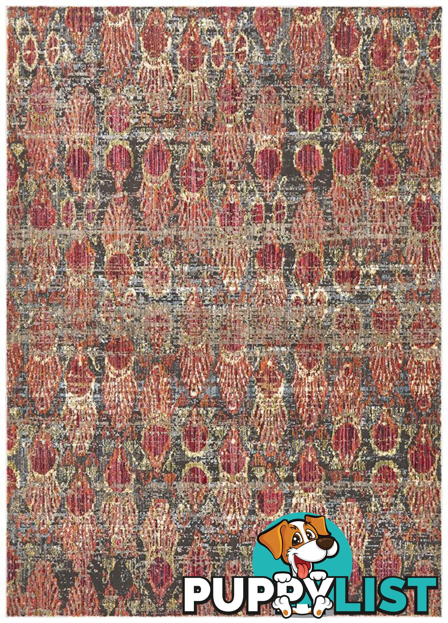 Jezebel Fluid Eclipse Modern Red Rug - Unbranded - 9375321827935