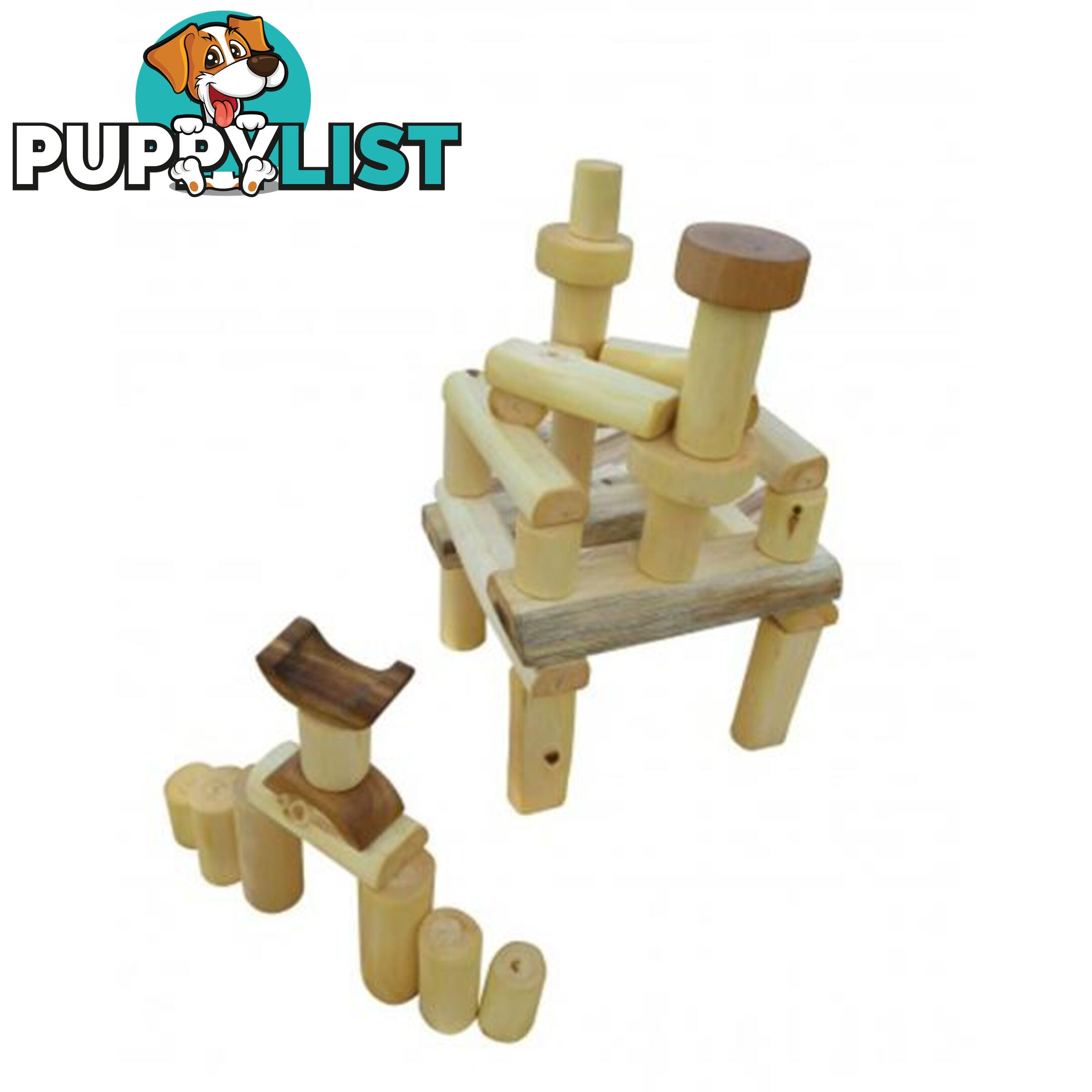 Natural Tree Blocks - Qtoys - 8936074269024