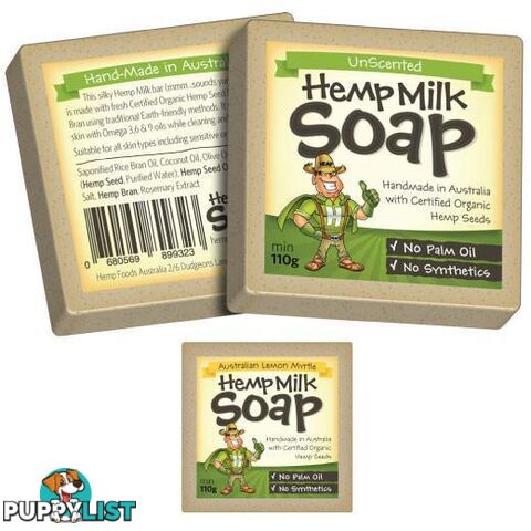 Hemp Milk Soap Bar Organic Certified - Hemp - 4344744425283