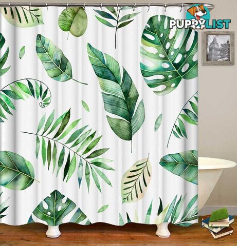 Modest Green Vibes Shower Curtain - Curtain - 7427046072731