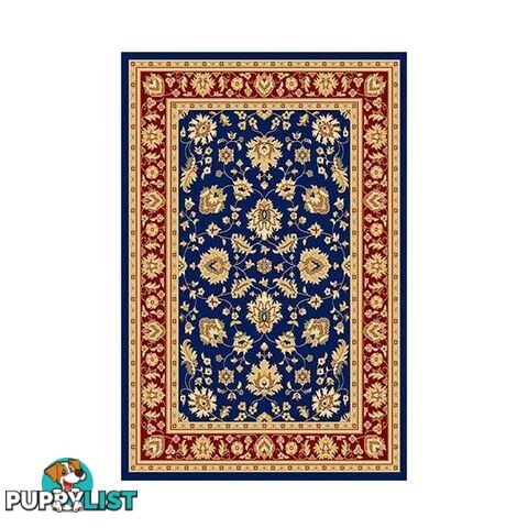 Navy Red Traditional Marakesh Frieze Rug - Unbranded - 7427046168298