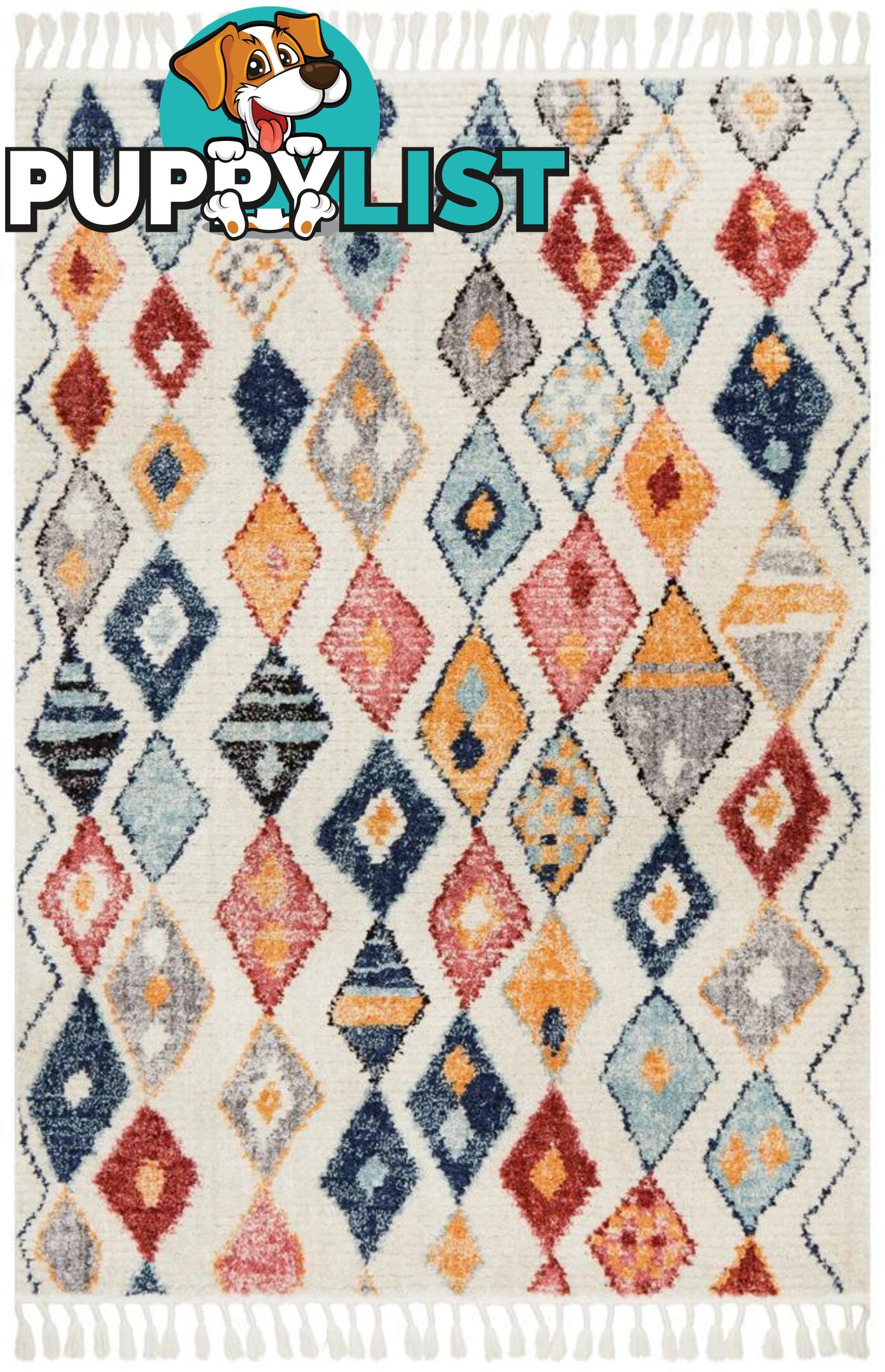 Marrakesh Renkli Pirlanta Rug - Unbranded - 9375321881623