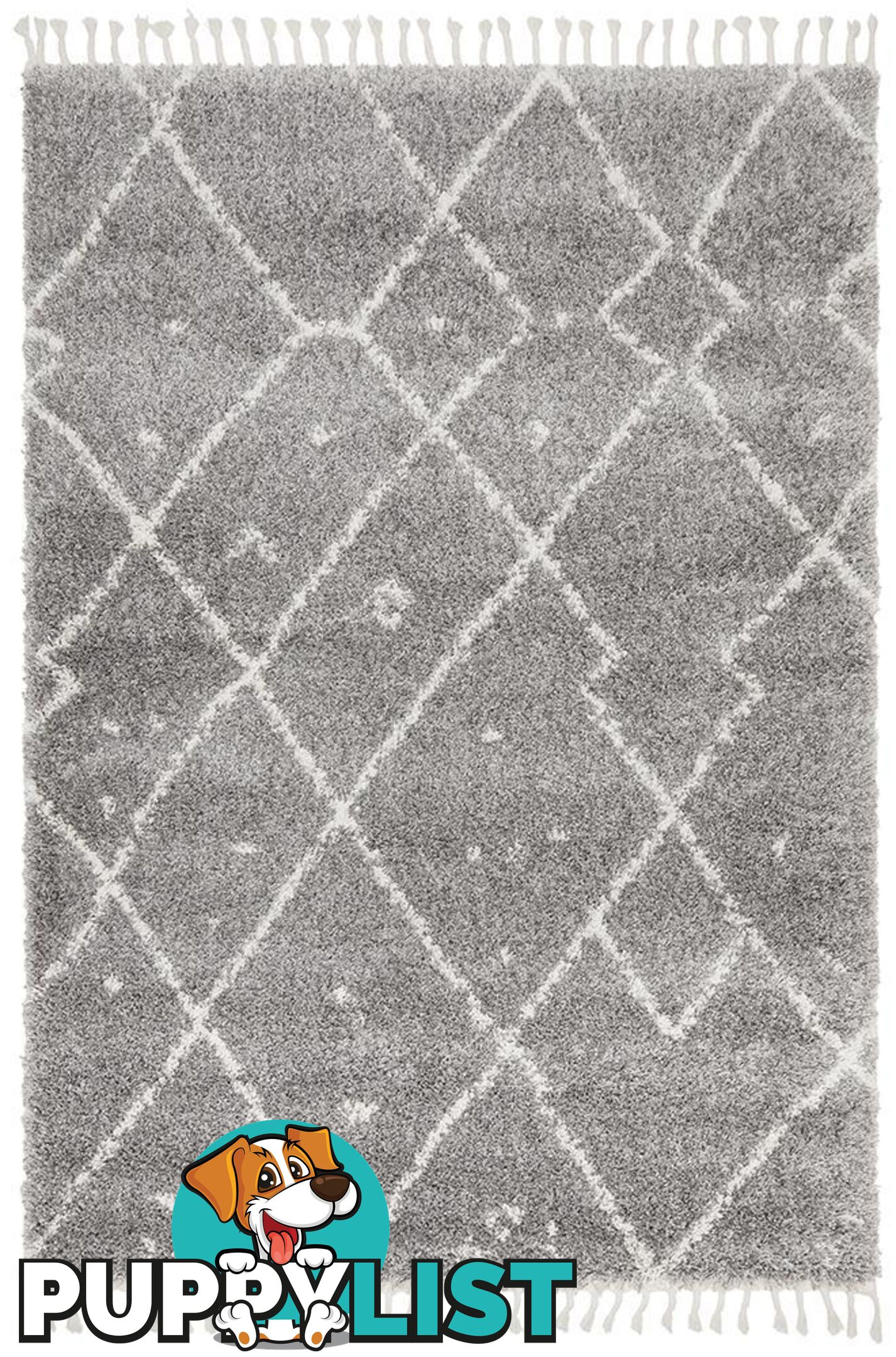 Saffron Yapboz Silver Rug - Unbranded - 9375321878517