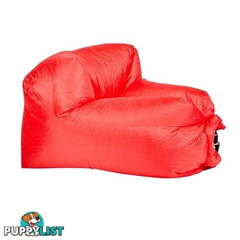 Inflatable Air Lounger For Beach Camping Festival Red - Unbranded - 787976609931