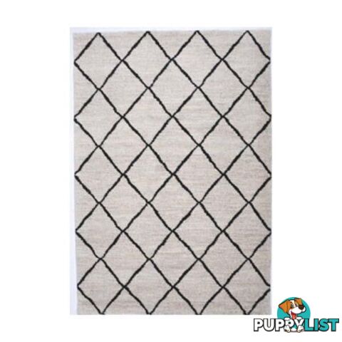 Contemporary Trend Lattice Cream Rug - Unbranded - 7427046216968