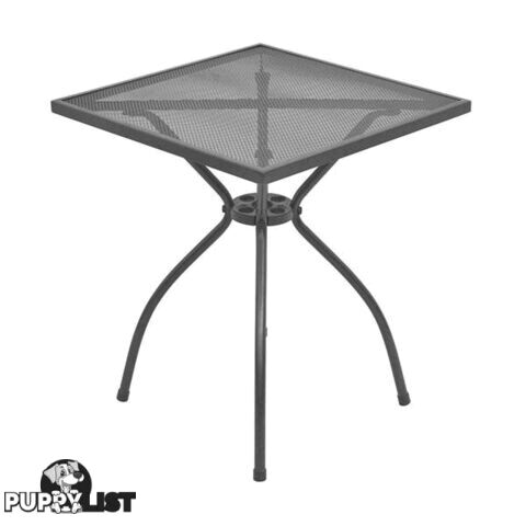 Outdoor Bistro Table Steel Mesh 60 X 60 X 70 Cm - Table - 8718475503262