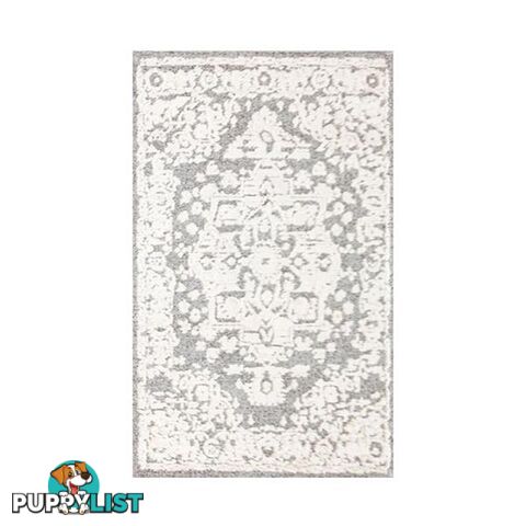 Traditional White Light Grey Carvan Rug - Unbranded - 787976629106