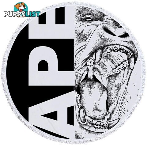 Ape Beach Towel - Towel - 7427046344265