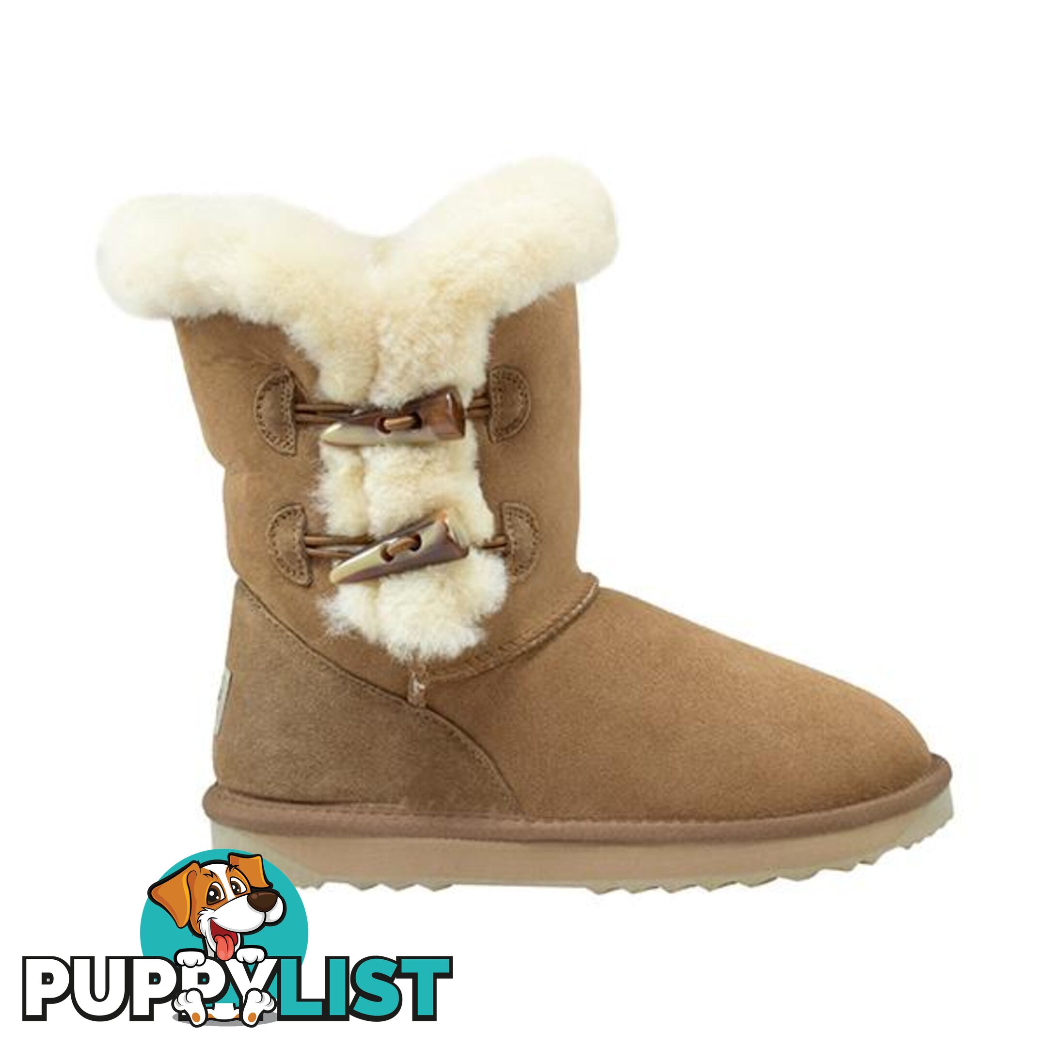 Comfort Me Australian Made 2 Button Shark Ugg Boot - Comfort Me - 787976608996