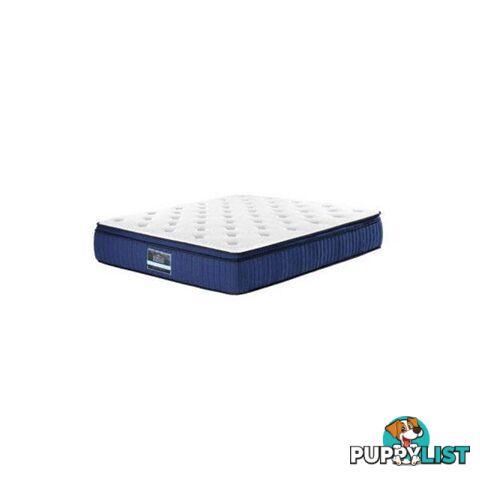 34 Cm Mattress Euro Top Pocket Spring Cool Gel Memory Foam - Giselle Bedding - 9350062259016