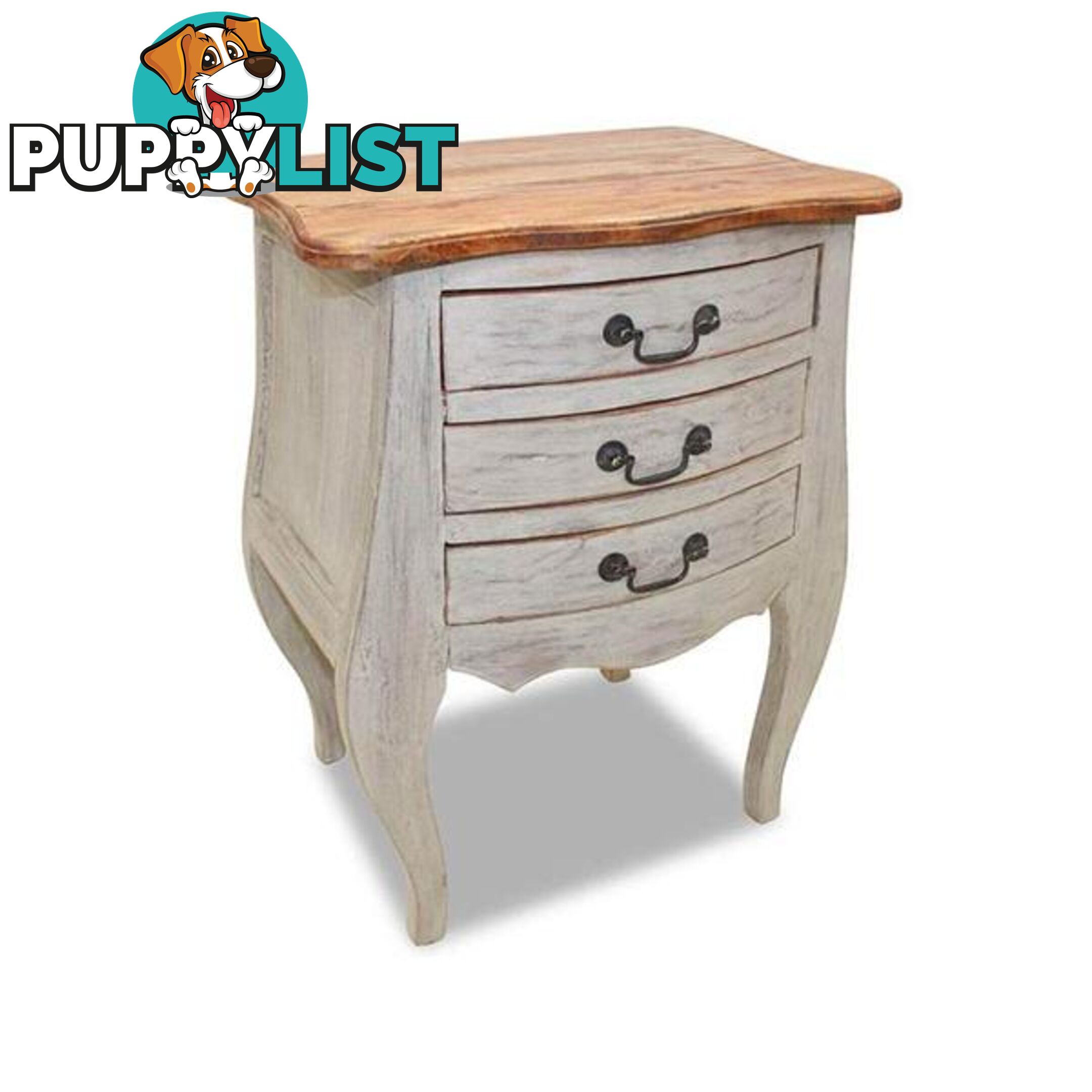 Bedside Cabinet Solid Reclaimed Wood 48 x 35 x 64 Cm - Unbranded - 9476062043285