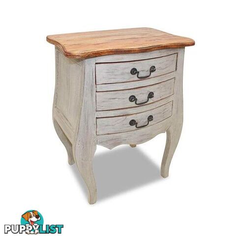 Bedside Cabinet Solid Reclaimed Wood 48 x 35 x 64 Cm - Unbranded - 9476062043285