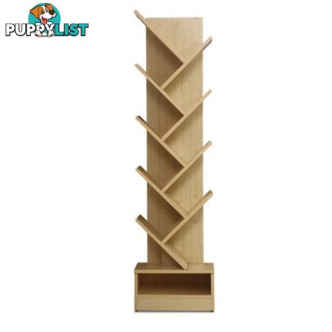 Display Shelf 9 Shelf Tree Bookshelf Book Storage Rack Bookcase - Artiss - 9350062232675