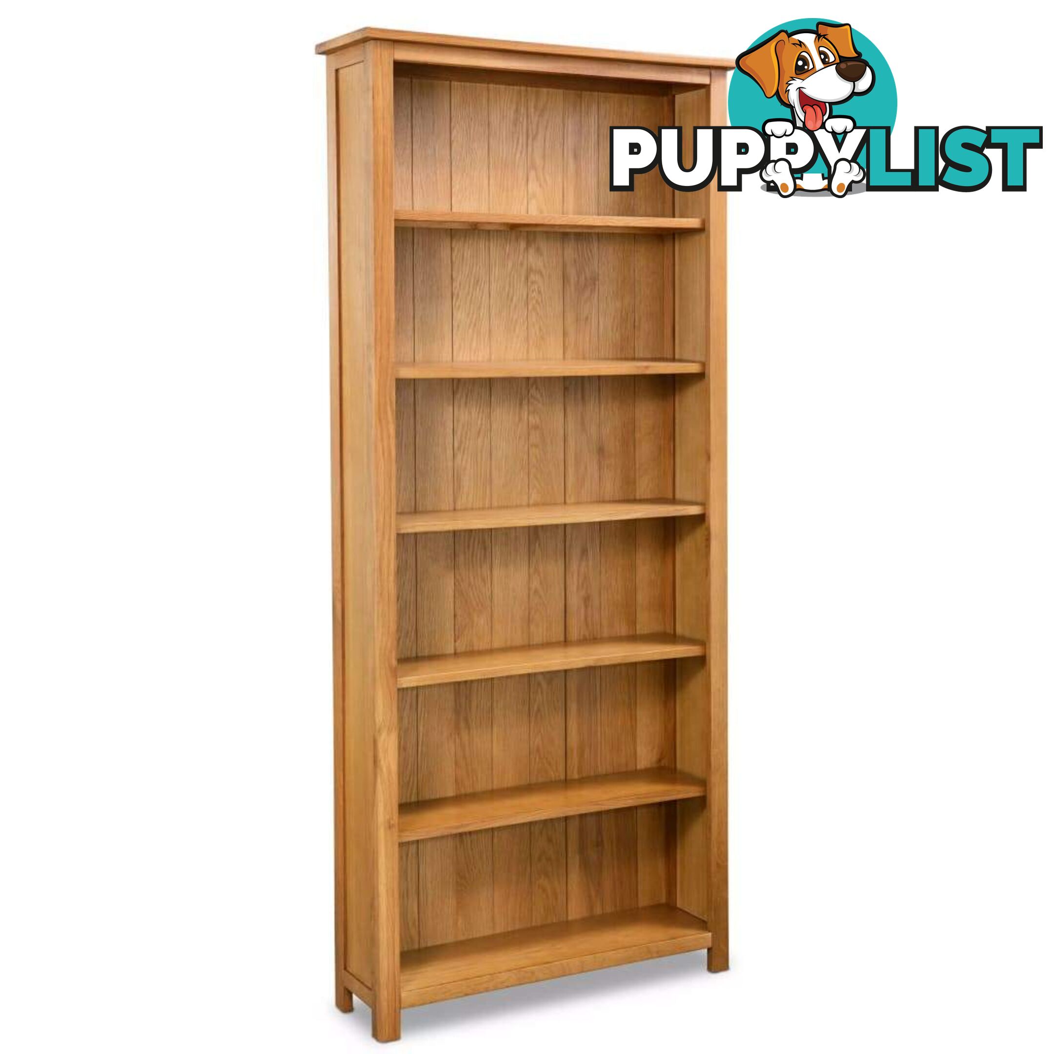 6-Tier Bookcase Oak 80 x 22.5 x 180 Cm - Unbranded - 9476062043056