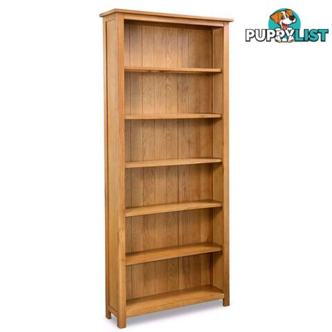 6-Tier Bookcase Oak 80 x 22.5 x 180 Cm - Unbranded - 9476062043056