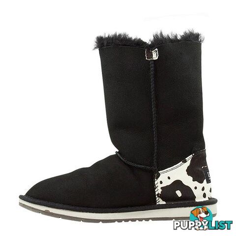 Auzland Cow Print Mid Bailey Button Ugg Boot - AUZLAND - 822427506107