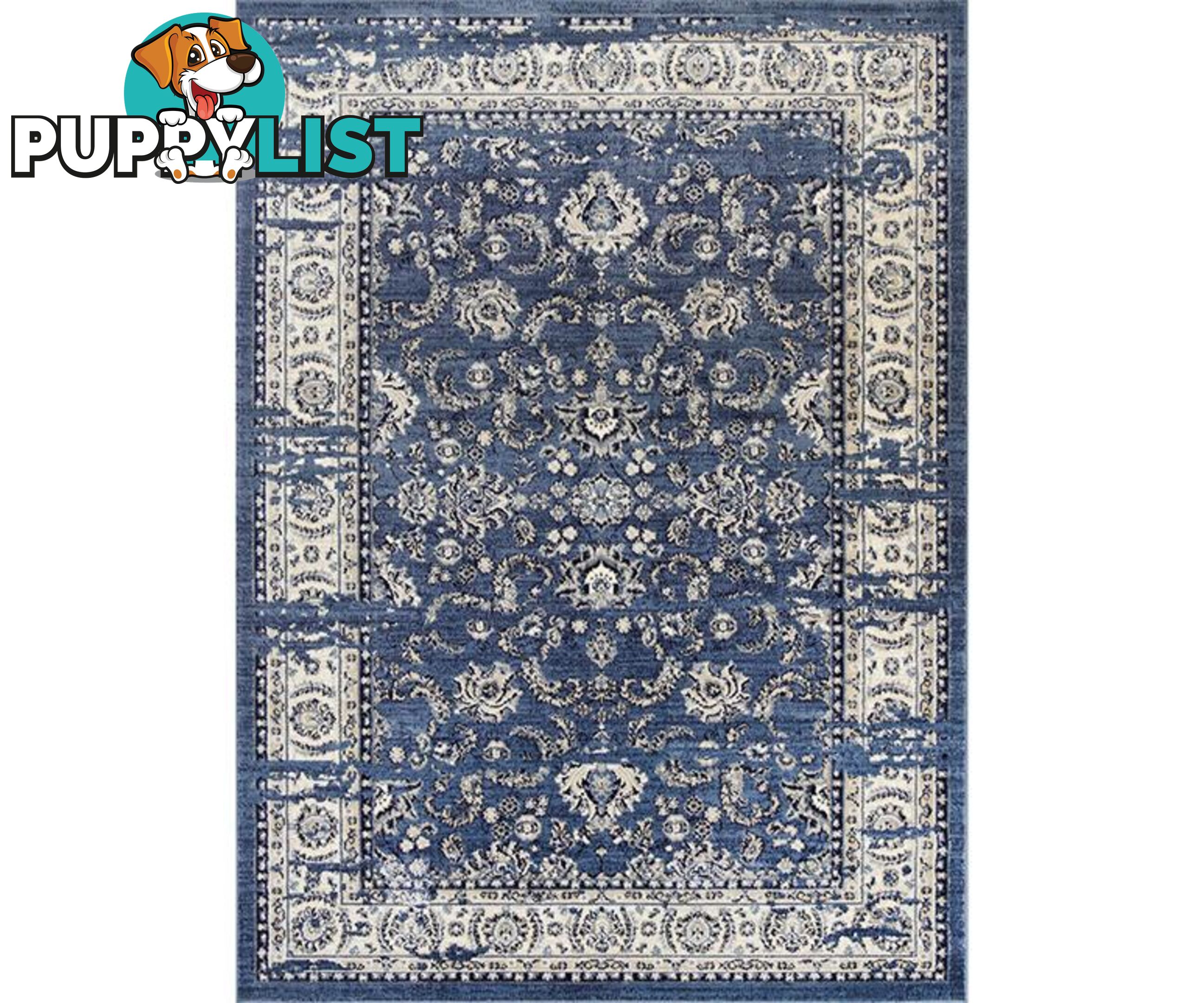 Old World Ziegler Distressed Navy Rug - Unbranded - 9476062046804