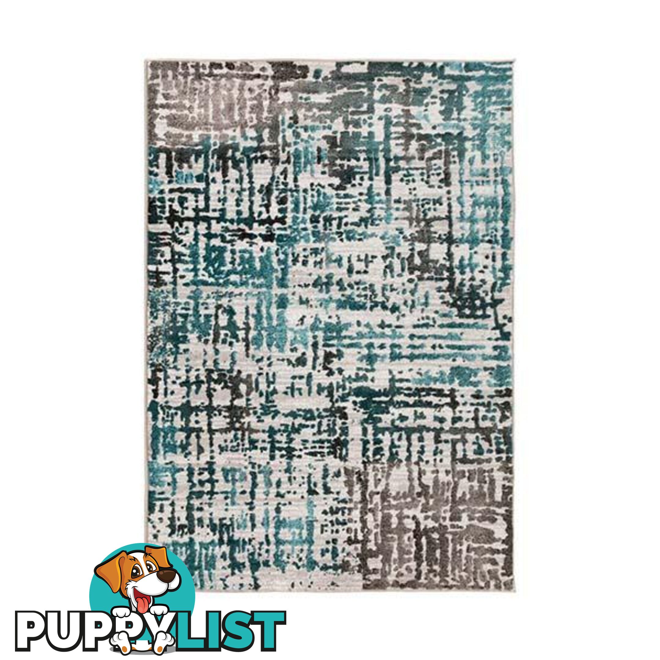 Contemporary Cannon Grey Pail Rug - Unbranded - 7427046198257