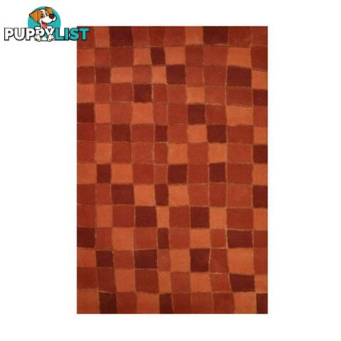 Studio Natural Orange Wool Rug - Unbranded - 7427046165389