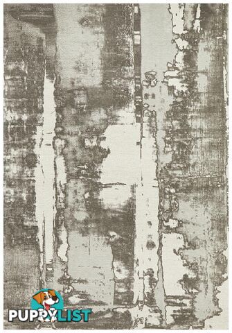 Magnolia Abstract Silver Rug - Unbranded - 9375321879613