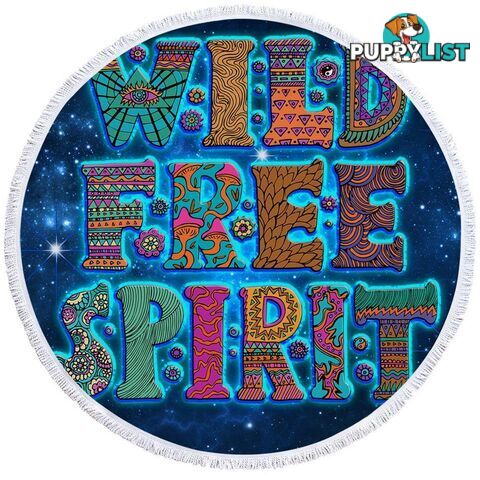 Space Background Wild Free Spirit Beach Towel - Towel - 7427046313308