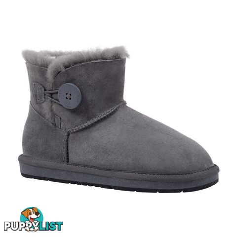 UGGS Mini Button Sheepskin Clove 5883 Unisex Grey - UGG - 822427509511