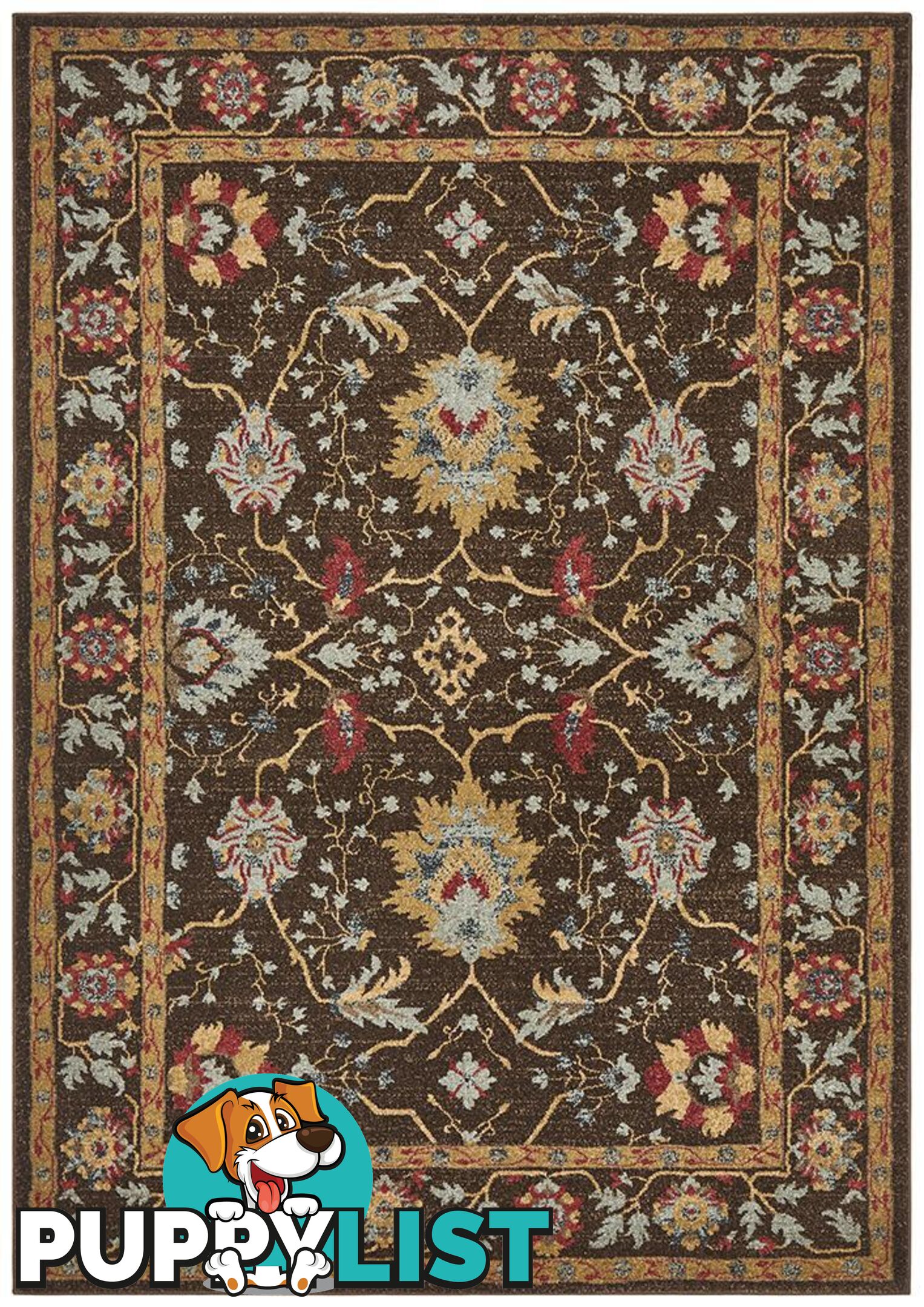 Jewel Nain Kahverengi Rug - Unbranded - 7427046367332