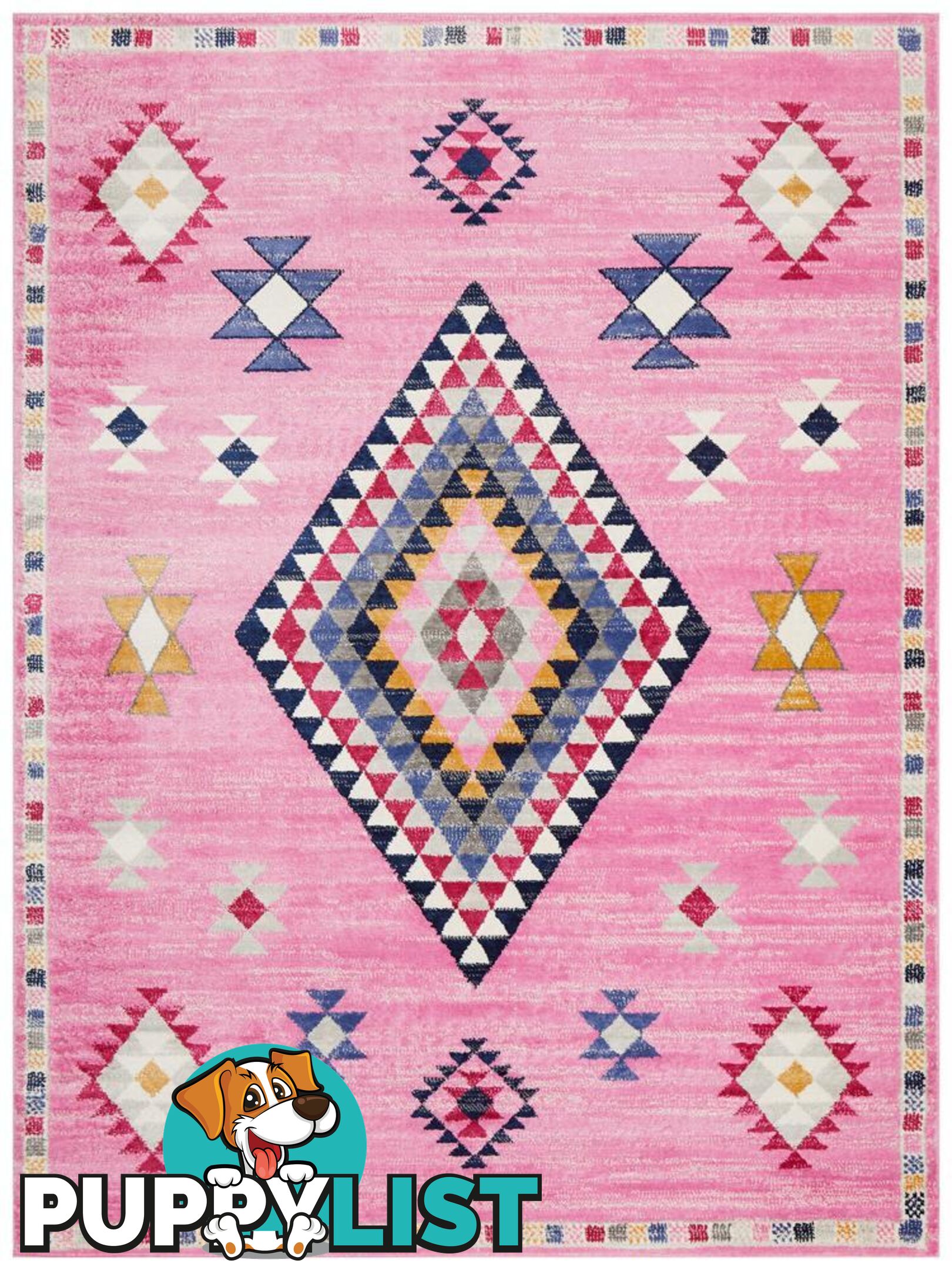 Zanzibar Yakut Pink Rug - Unbranded - 9375321876452