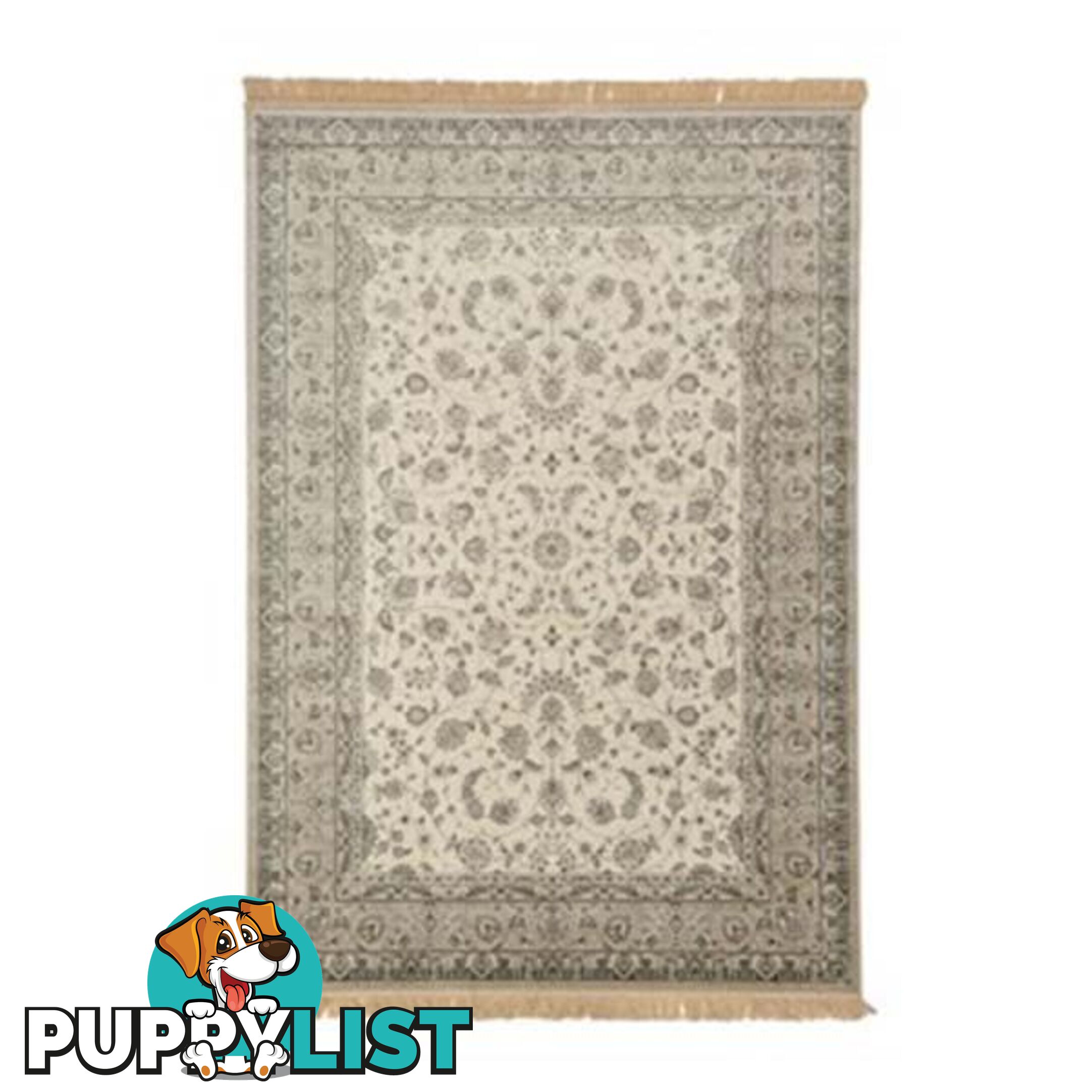 Royal Palace Traditional Cream Rug - Unbranded - 7427046196963