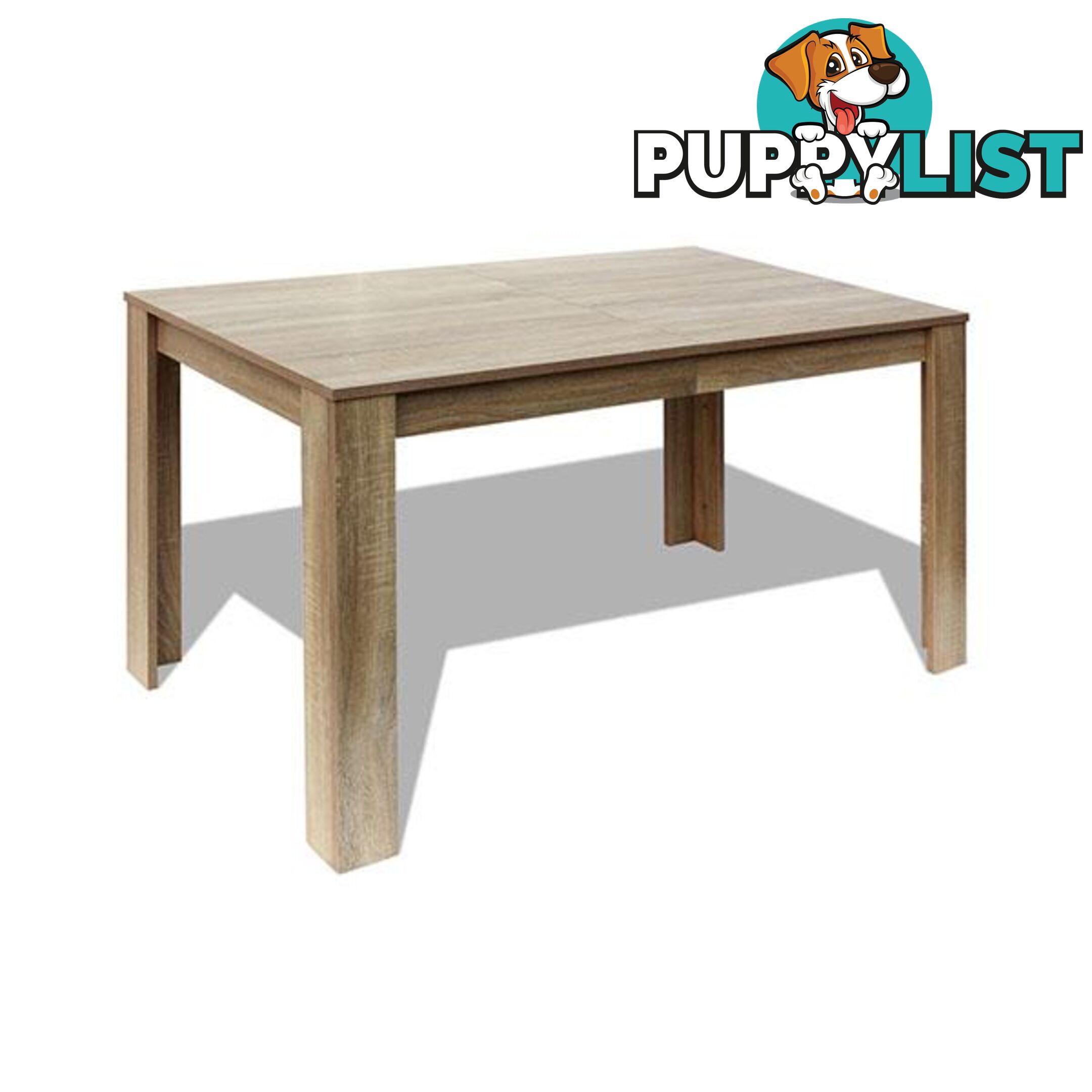 Dining Table 140 X 80 X 75 Cm Oak - Unbranded - 8718475977285