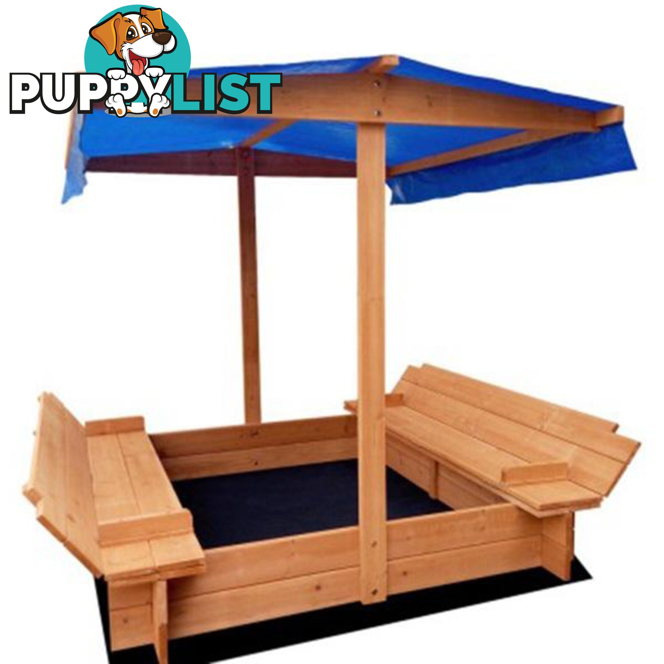 Children Canopy Sand Pit - Keezi - 4326500268266