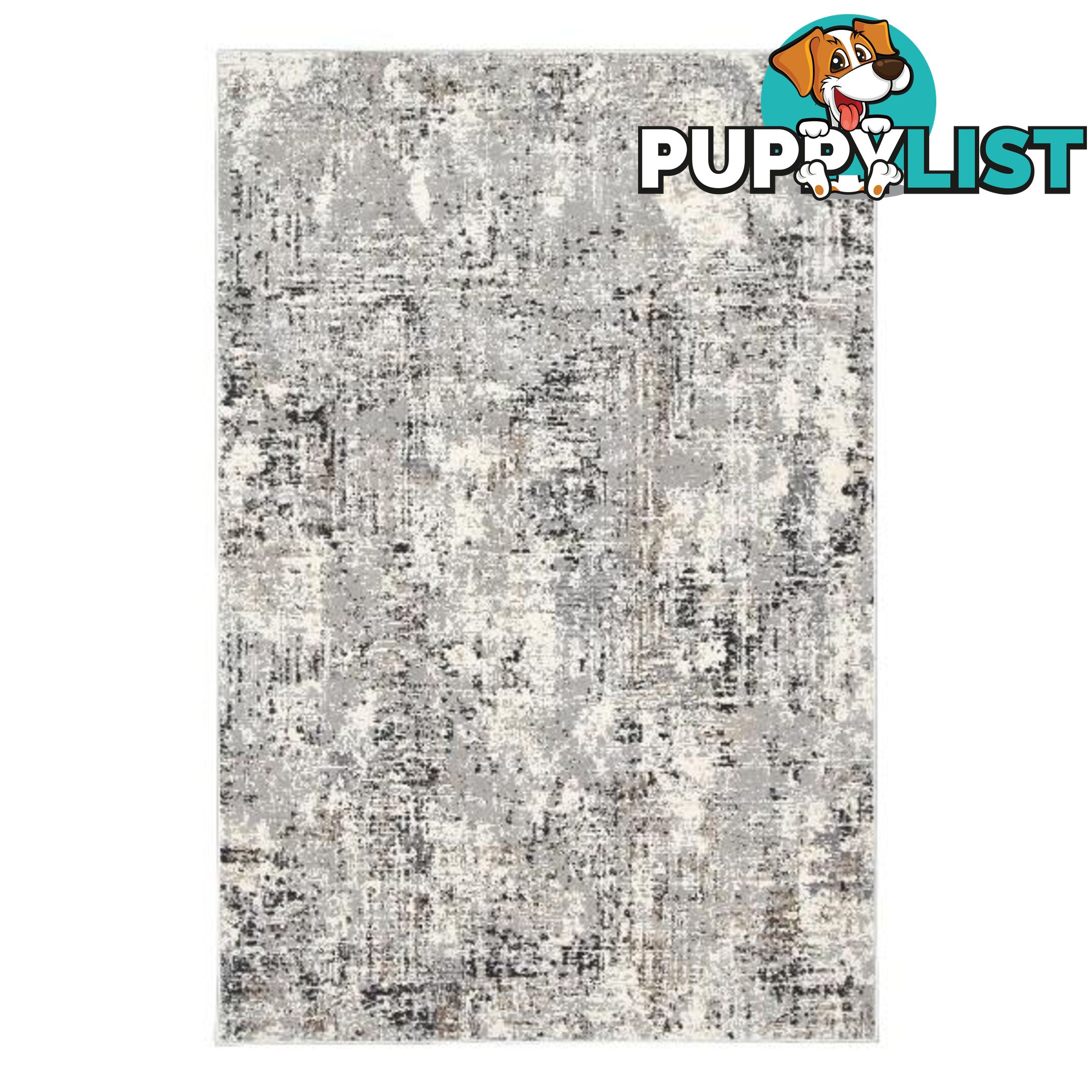 Expressions Grey Modern Rug - Unbranded - 9315512146605