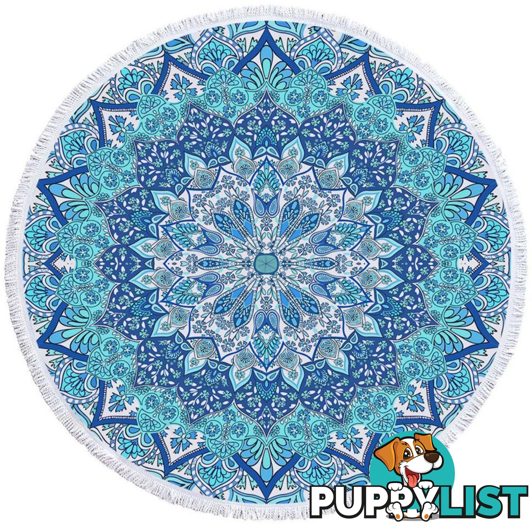 Light Blur Hues Mandala Beach Towel - Towel - 7427046326971