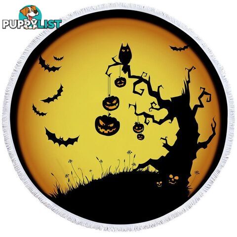 Scary Halloween Beach Towel - Towel - 7427046325271