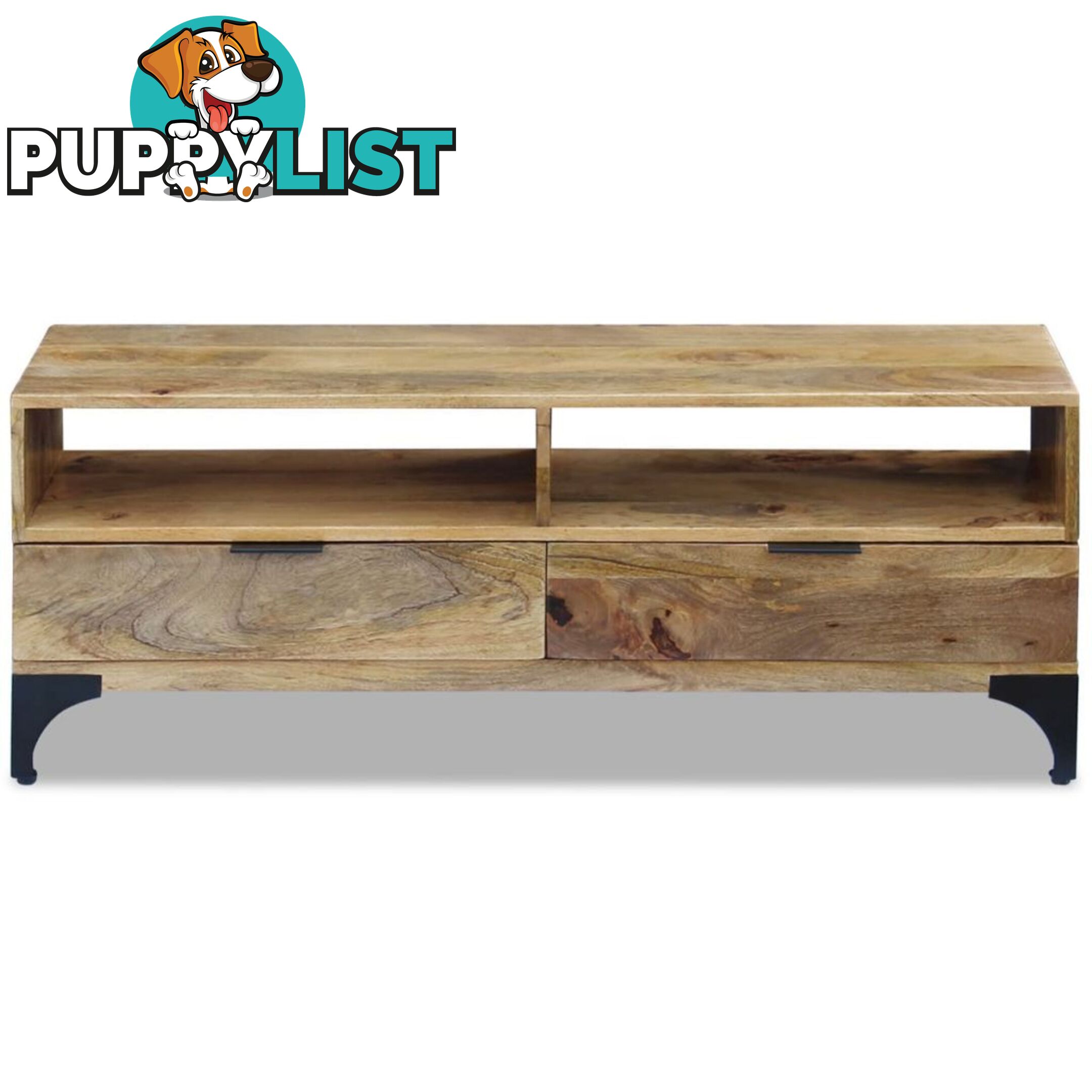 TV Stand Mango Wood 120 x 35 x 45 Cm - Unbranded - 4326500436979