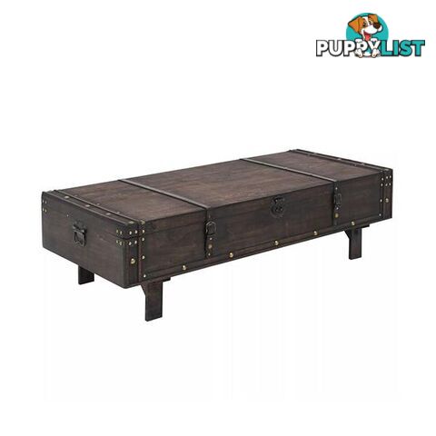 Coffee Table Solid Wood Vintage Style 120 X 55 X 35 Cm - Unbranded - 7427046166805