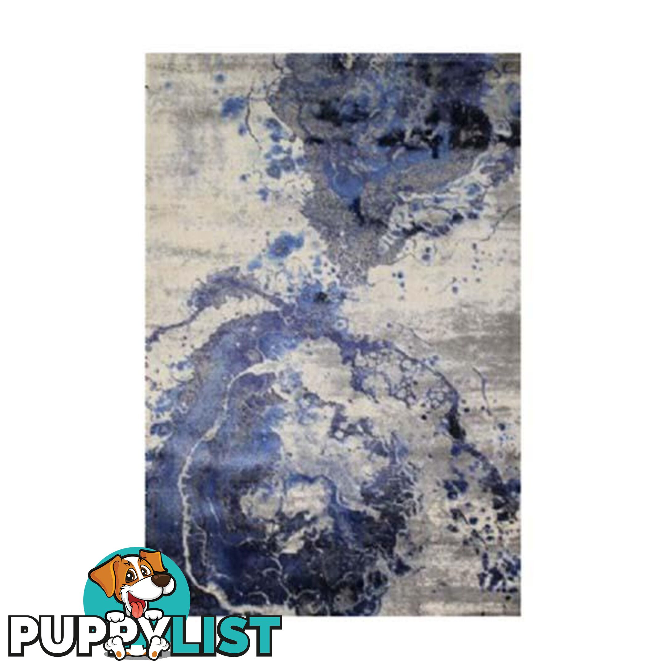 Contemporary Blue Rug Art - Unbranded - 7427046194556