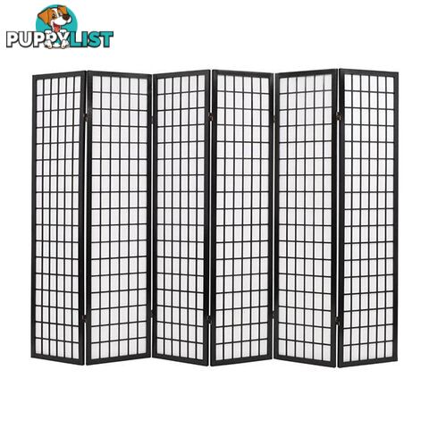 Folding 6 Panel Room Divider Japanese Style 240X170 Cm - Unbranded - 7427046166850