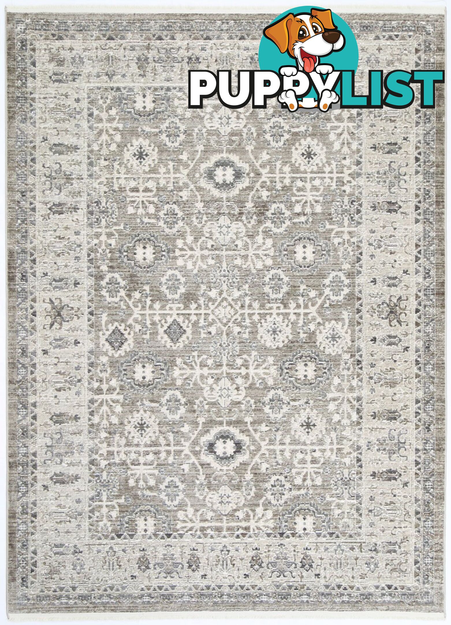 Istanbul Vintage Classic Aynur Beige Rug - Unbranded - 7427046181129