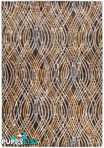 Dreamscape Flurry Modern Charcoal Rug - Unbranded - 8694561186802