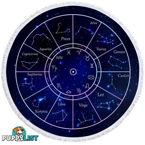 Zodiac Beach Towel - Towel - 7427046313629