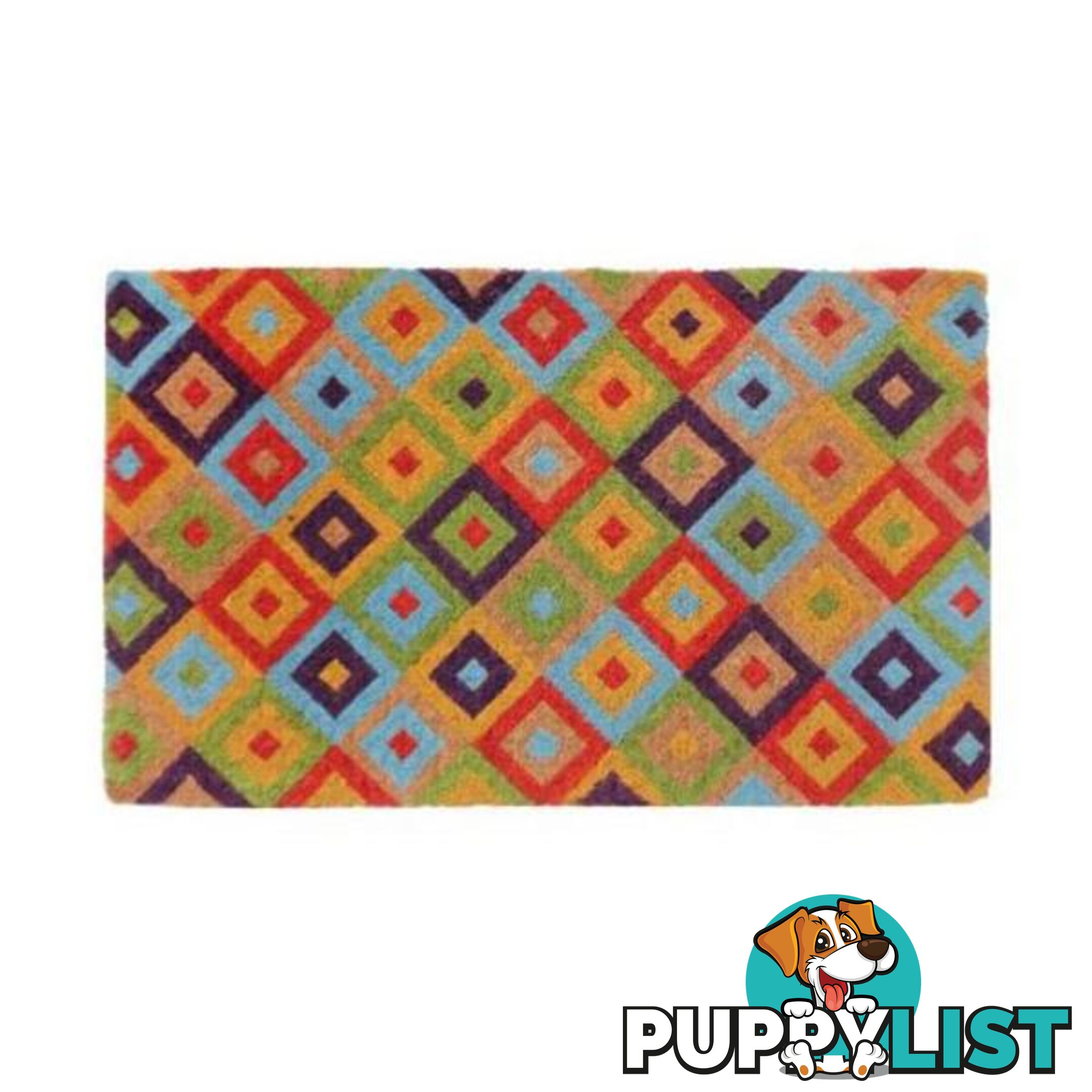 Saman Multicolour 100 Percent Coir Door Mat - Unbranded - 8901304504930