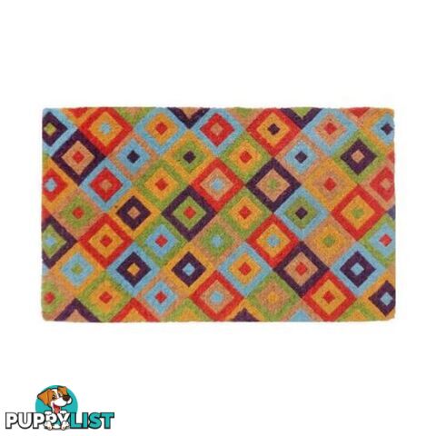 Saman Multicolour 100 Percent Coir Door Mat - Unbranded - 8901304504930