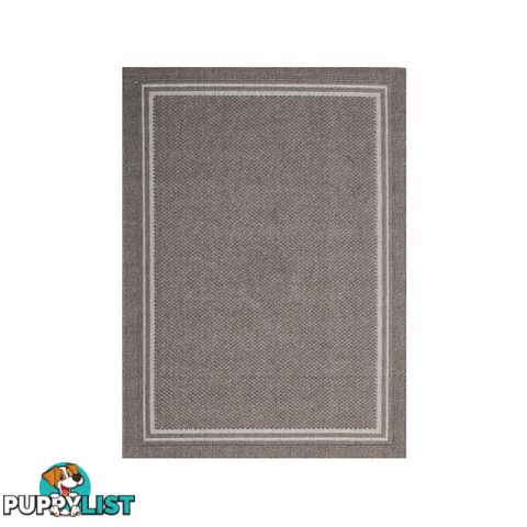 HAWAII GREY BORDERED RUG - Unbranded - 7427046338707