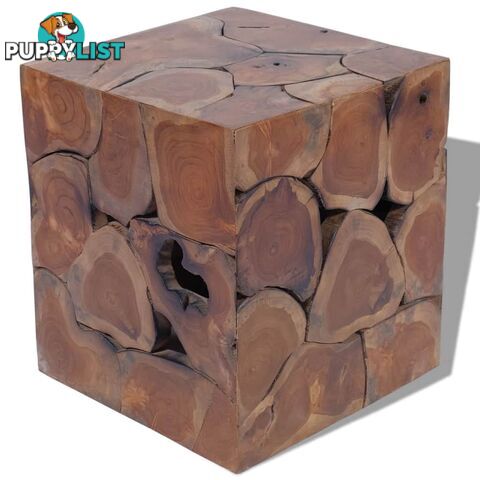 Stool Solid Teak 40 x 40 x 45 Cm - Unbranded - 9476062041878