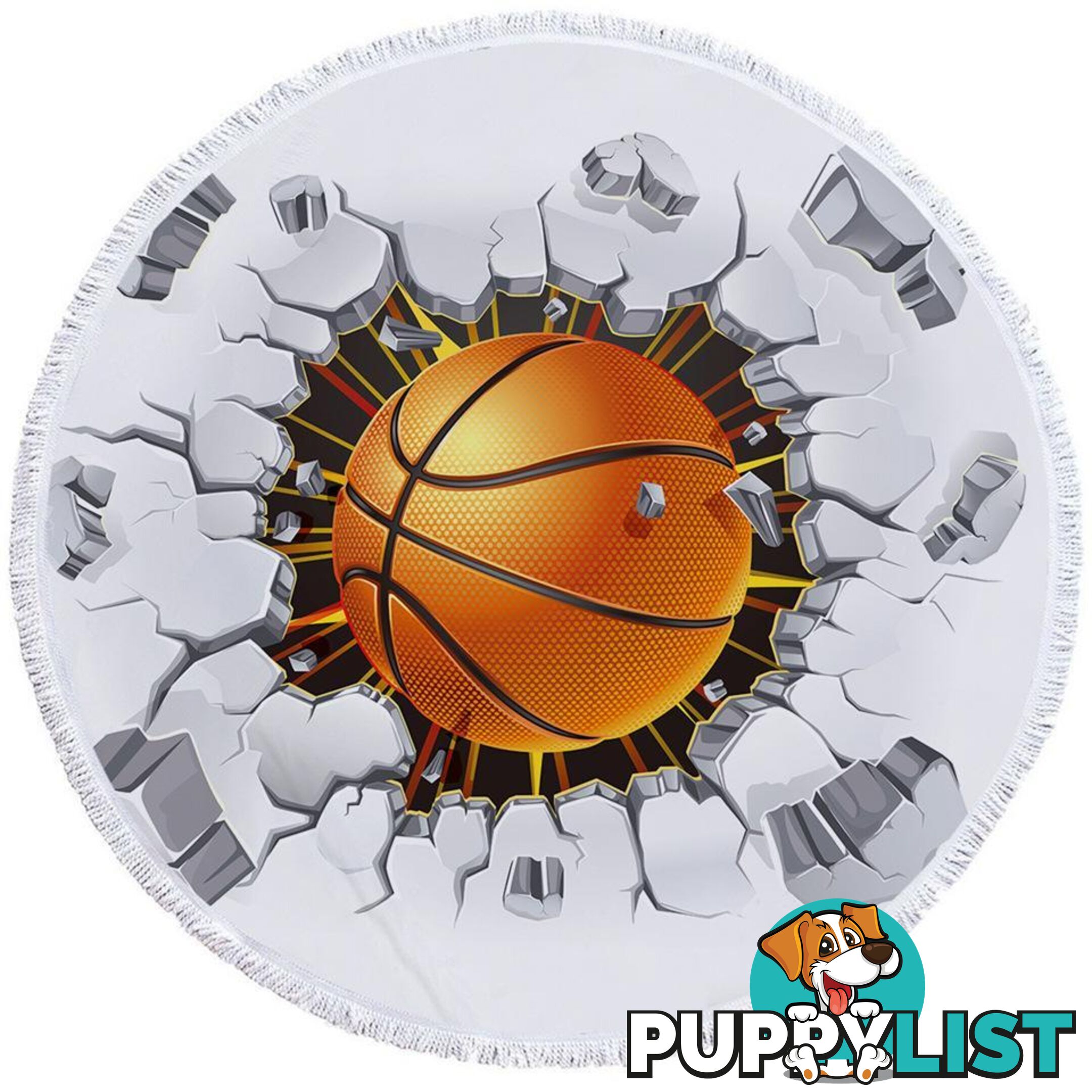 Basketball Beach Towel - Towel - 7427046344388